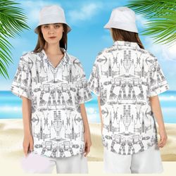 star wars at at walker tropical shirt, galaxy edge hawaii ha