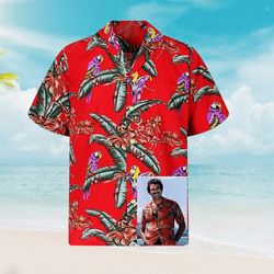 tho mas mag num summer tropical shirt, tom selleck thomas ma