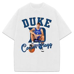 cooper flagg college vintage style basketball 90s graphic design t-sh