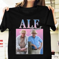 alf stewart character homage t-shirt, ray meagher actor shirt, home an