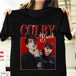 colby brock - cole robert homage vintage t-shirt, youtuber shirt, soci