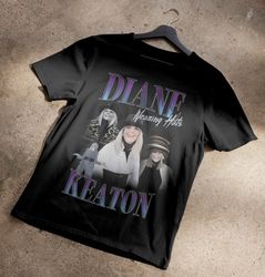 diane keaton wearing hats 90s bootleg t-shirt
