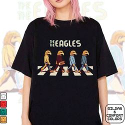 the eagles band the aby road unisex tshirt, eagles band retro t-shirt, eagles lovers shirt, the eagles 2024 tour shirt