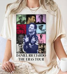vintage daniel ricciardo the eras shirt, f1 driver gift for fans, 90s vintage fan gift, dr3 race shirt, comfort colors s