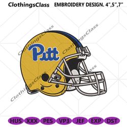 pittsburgh panthers helmet embroidery digitizing instant download