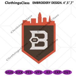 cleveland browns embroidery design, nfl embroidery designs, cleveland browns file