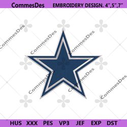 dallas cowboys logo nfl embroidery design download