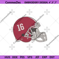 alabama crimson tide football helmet logo machine embroidery