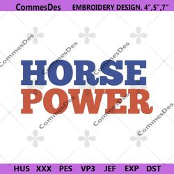boise states horse power embroidery files, ncaa embroidery files, boise states broncos file