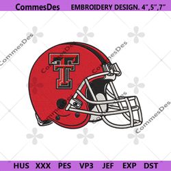 texas tech red raiders helmet embroidery design download file.