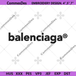 balenciaga bold symbol embroidery download file