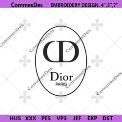dior paris symbol rhombus embroidery download file