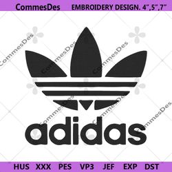 adidas leaf logo embroidery design download