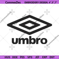 umbro shoes logo embroidery design download