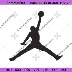 jordan fashion logo embroidery design download