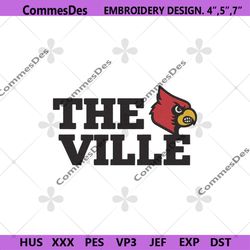 louisville cardinals embroidery files, ncaa embroidery files, louisville cardinals file