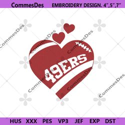 san francisco 49ers embroidery design, nfl embroidery designs, san francisco 49ers embroidery instant file