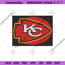 kansas city chiefs embroidery design, nfl embroidery designs, kansas city chiefs file