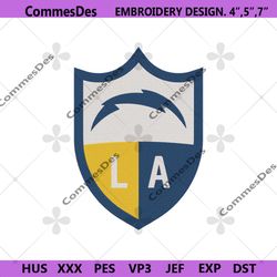 los angeles chargers embroidery design, nfl team logo embroidery designs, los angeles chargers embroidery instant file