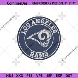 los angeles rams embroidery files, nfl embroidery files, los angeles rams file