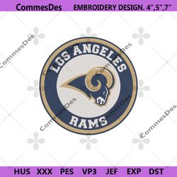 nfl rams embroidery files, nfl los angeles rams logo, nfl teams embroidery designs