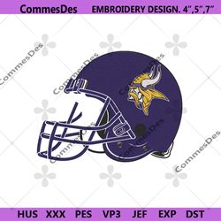 minnesota vikings helmet logo machine embroidery