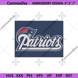 patriots football logo embroidery, new england patriots embroidery, patriots design file