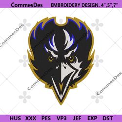 baltimore ravens embroidery files, nfl embroidery files, baltimore ravens file