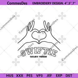 swiftie taylors version embroidery digital design, the eras tour machine embroidery files, taylor swift concert embroide