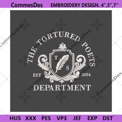 2024 tortured poets department embroidery design files, taylor instant embroidery download files, taylor swift 2024 emb