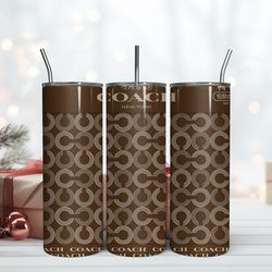 coach logo tumbler wrap, 20oz tumbler, tumbler wrap design