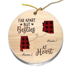 personalized acrylic best friend ornament 1