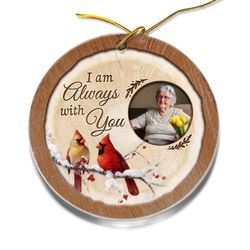 personalized acrylic memorial grandma ornament