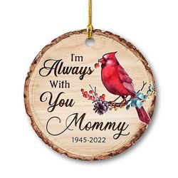 personalized ceramic ornament memorial mommy in heaven