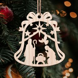 personalized christian ornament cut out meaningful christmas gift