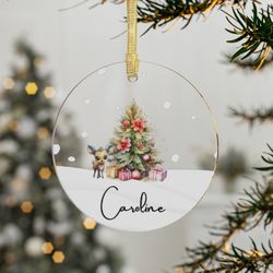 personalized name ornament, 2023 family ornament, christmas family keepsake, monogram ornament, custom xmas decorations,