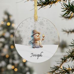 personalized name ornament, 2023 family ornament, christmas family keepsake, monogram ornament, custom xmas decorations,