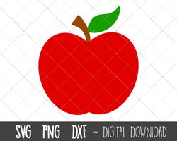 apple svg, apple clipart, apple cut file, apple vector, fruit clipart, apple png, dxf, apple fruit cricut silhouette svg