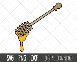 honey dipper svg, honey svg, honey spoon clipart png, bee svg, bee honey svg, dxf, honey jar svg, honey cricut silhouett