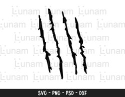 claw marks svg, scratches svg, jurassic svg, scratch marks svg, instant download, claw cut file for cricut silhouette ca