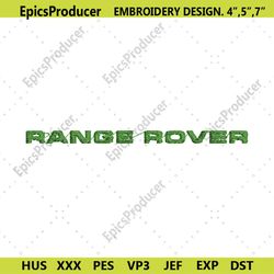 range rover logo embroidery download file logo car embroidery digitizing