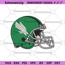 north texas mean green helmet embroidery design download file