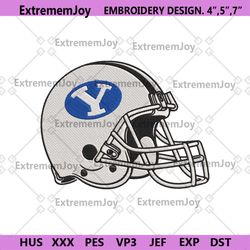 byu cougars helmet embroidery design download file