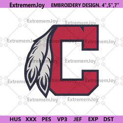 cleveland guardians c type logo machine embroidery design