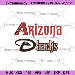 arizona diamondbacks transparent logo machine embroidery design