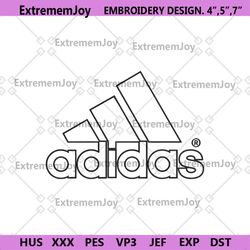 adidas moutain outlines logo embroidery download file