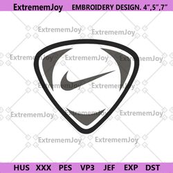 nike football logo black embroidery instant download