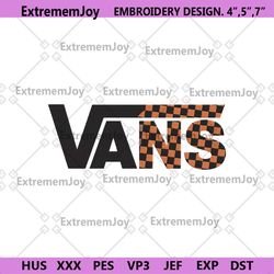 vans logo caro embroidery design download