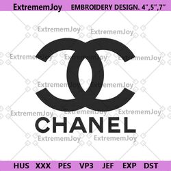 chanel logo embroidery design download