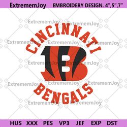 cincinnati bengals embroidery files, nfl embroidery files, cincinnati bengals file